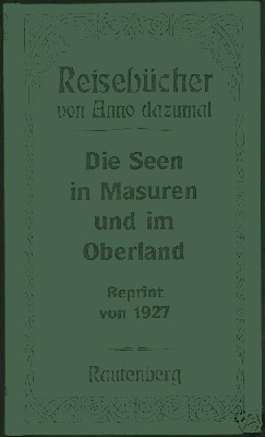 Przewodnik z opisem rejsu po wodach Oberlandu - reprint w posiadaniu TMZZ